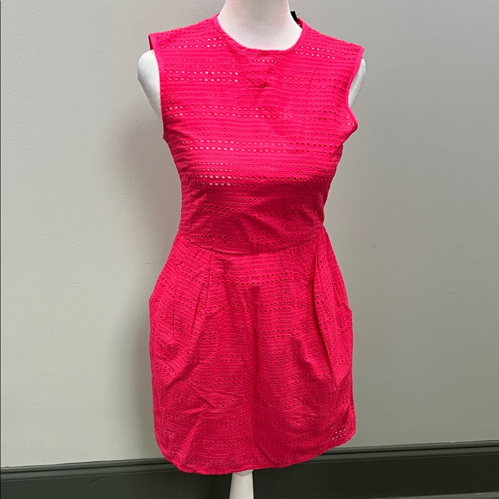 Nanette Lepore Vibrant Pink Mini Dress